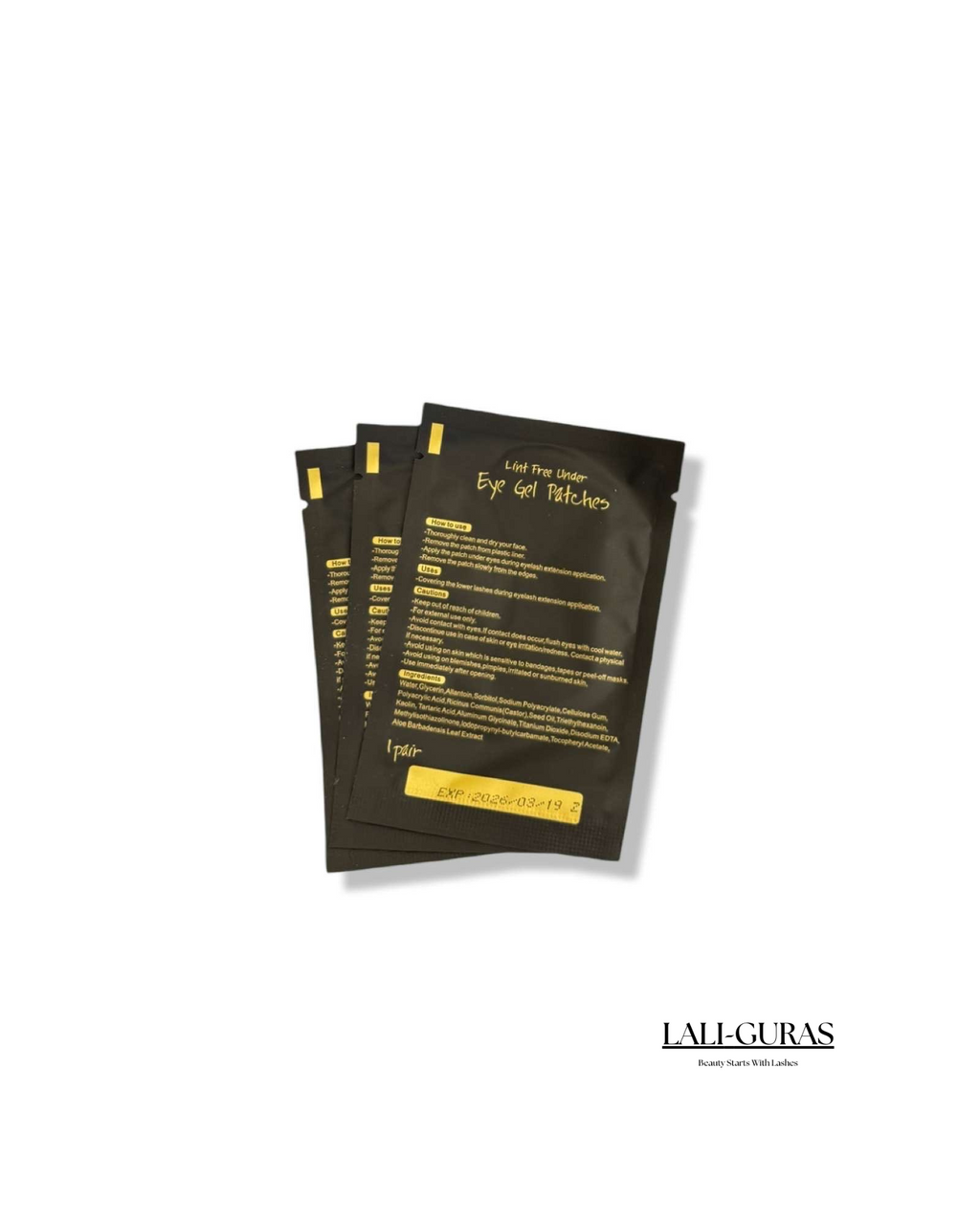 LALI-GURAS Lint-Free Eye Gel Patches